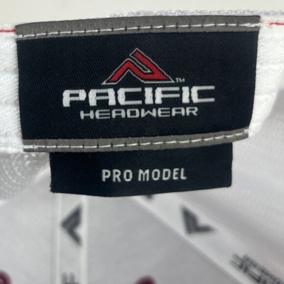 Pacific Headwear Boston Red Sox Flexfit Pro Model Cap S/M Red White - Picture 7 of 9